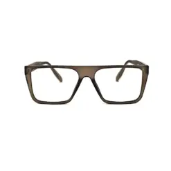 Grey Wide Oversized Eyeglasses