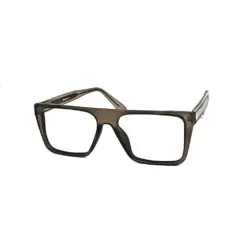 Grey Wide Oversized Eyeglasses