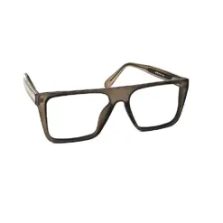 Grey Wide Oversized Eyeglasses