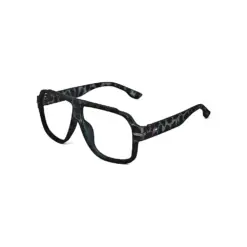 Leopard Oversized Aviator Eyeglasses