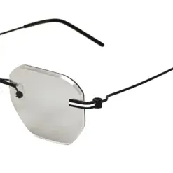 Light Grey Hexa Turban Fit Sunglasses