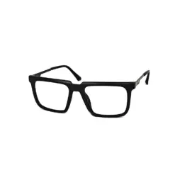 Matte Black Classic Eyeglasses