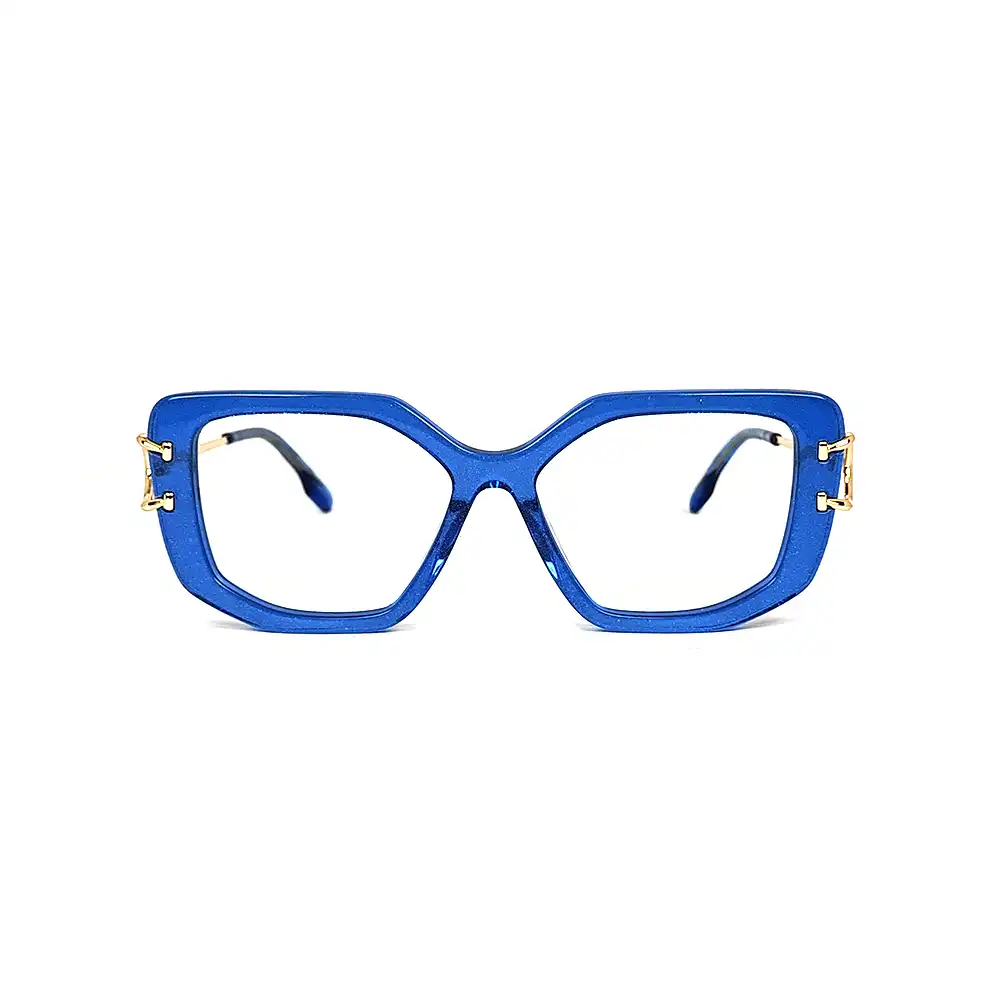Modern Blue Eyeglasses For Women - 0531 2 Modern Blue Eyeglasses For Women at chashma.com