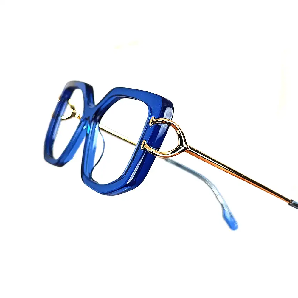Modern Blue Eyeglasses For Women - 0531 6 Modern Blue Eyeglasses For Women at chashma.com