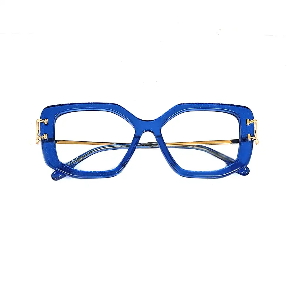 Modern Blue Eyeglasses For Women - 0531 7 Modern Blue Eyeglasses For Women at chashma.com