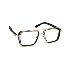 Modern Brown Gold Eyeglasses