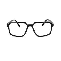 Modern Rectangular Black Eyeglasses