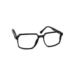 Modern Rectangular Black Eyeglasses