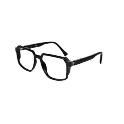 Modern Rectangular Black Eyeglasses