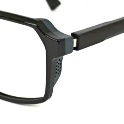 Modern Rectangular Black Eyeglasses
