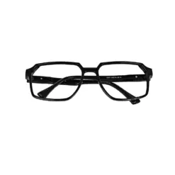 Modern Rectangular Black Eyeglasses