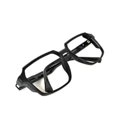 Modern Rectangular Black Eyeglasses