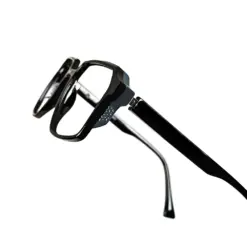 Modern Rectangular Black Eyeglasses