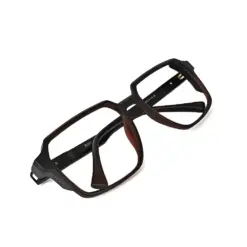 Modern Rectangular Brown Eyeglasses at chashmah