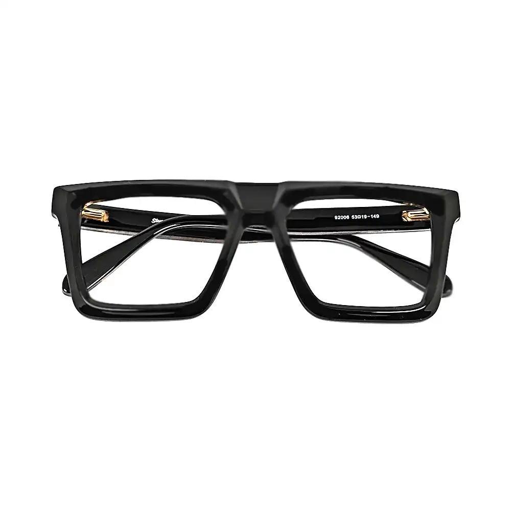 Oversized Black Bold Eyeglasses - 92006 6 Oversized Black Bold Eyeglasses