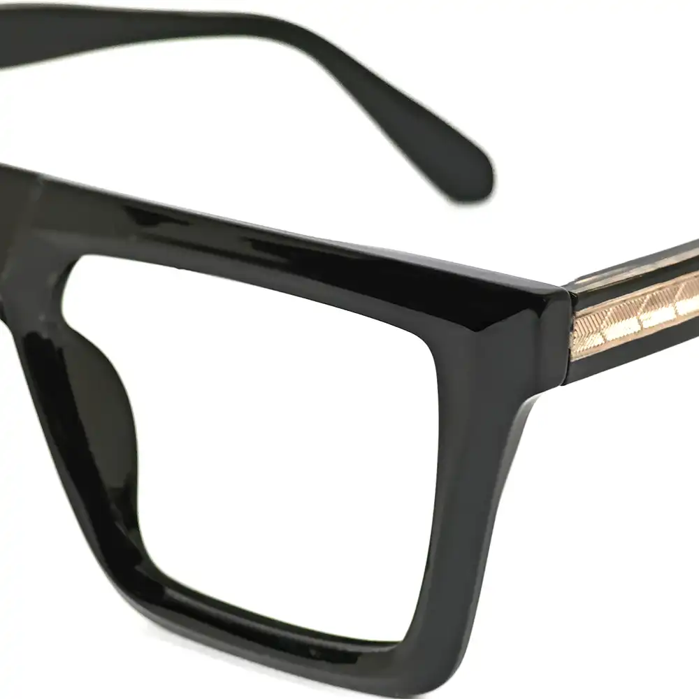 Oversized Black Bold Eyeglasses - 92006 5 Oversized Black Bold Eyeglasses