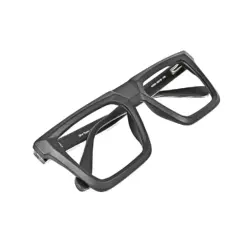 Oversized Matte Black Eyeglasses - 92006 13 Oversized Matte Black Eyeglasses