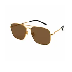 Pure Gold Polarized Brown Turban Fit Sunglasses - GG01