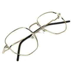 Silver Hexagon Turban Fit Eyeglasses