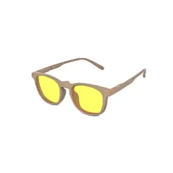 Soft Cream Clip-on Eyeglasses
