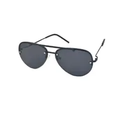 Black Fancy Aviator Turban Fit Sunglasses 4232