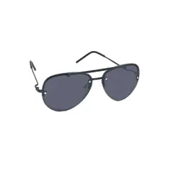 Black Fancy Aviator Turban Fit Sunglasses 4232