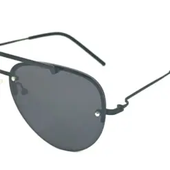 Black Fancy Aviator Turban Fit Sunglasses 4232