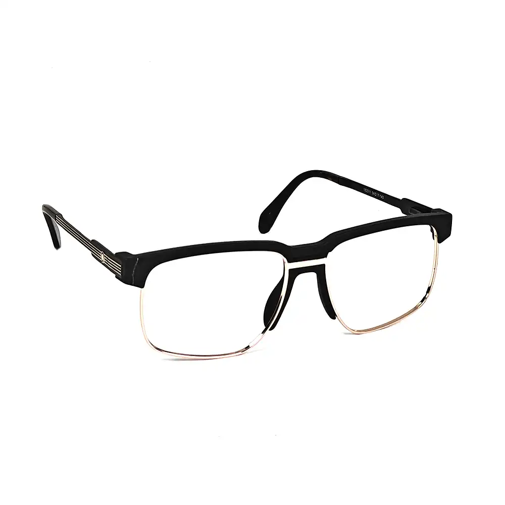 Black Fix Nose Eyeglasses - 182014 3 Black Fix Nose Eyeglasses at chashmah