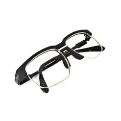 Black Fix Nose Eyeglasses - 182014 14 Black Fix Nose Eyeglasses at chashmah