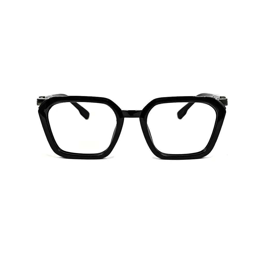 Black Modern Style Eyeglasses - 6119 1 Black Modern Style Eyeglasses