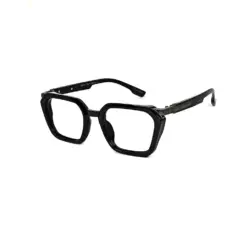Black Modern Style Eyeglasses - 6119 9 Black Modern Style Eyeglasses