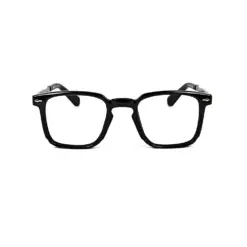 Black Square Classic Eyeglasses at chashmah