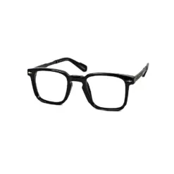 Black Square Classic Eyeglasses at chashmah