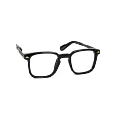 Black Square Classic Eyeglasses at chashmah