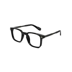 Black Square Classic Eyeglasses at chashmah
