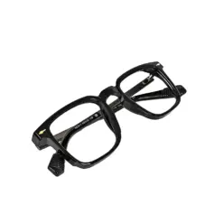 Black Square Classic Eyeglasses at chashmah