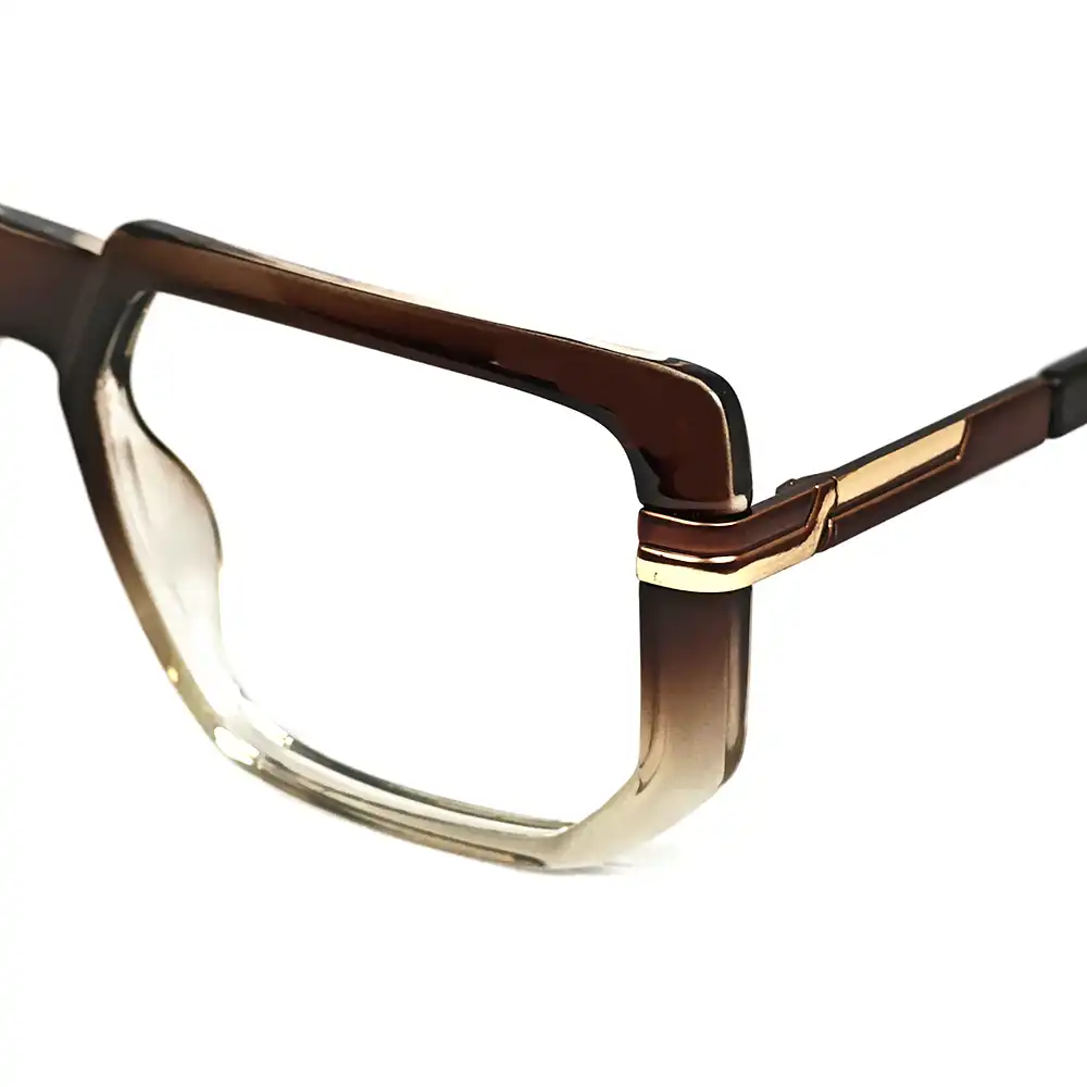Brown Modern Fashion Eyeglasses - 525065 6 Brown Modern Fashion Eyeglasses at chashmah.com
