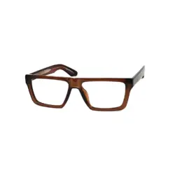 Brown Small compact Eyeglasses