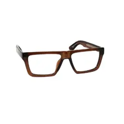 Brown Small compact Eyeglasses