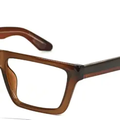 Brown Small compact Eyeglasses