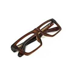 Brown Small compact Eyeglasses