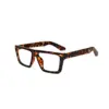 Leopard Small compact Eyeglasses
