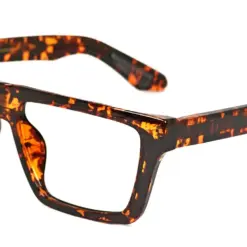 Leopard Small compact Eyeglasses