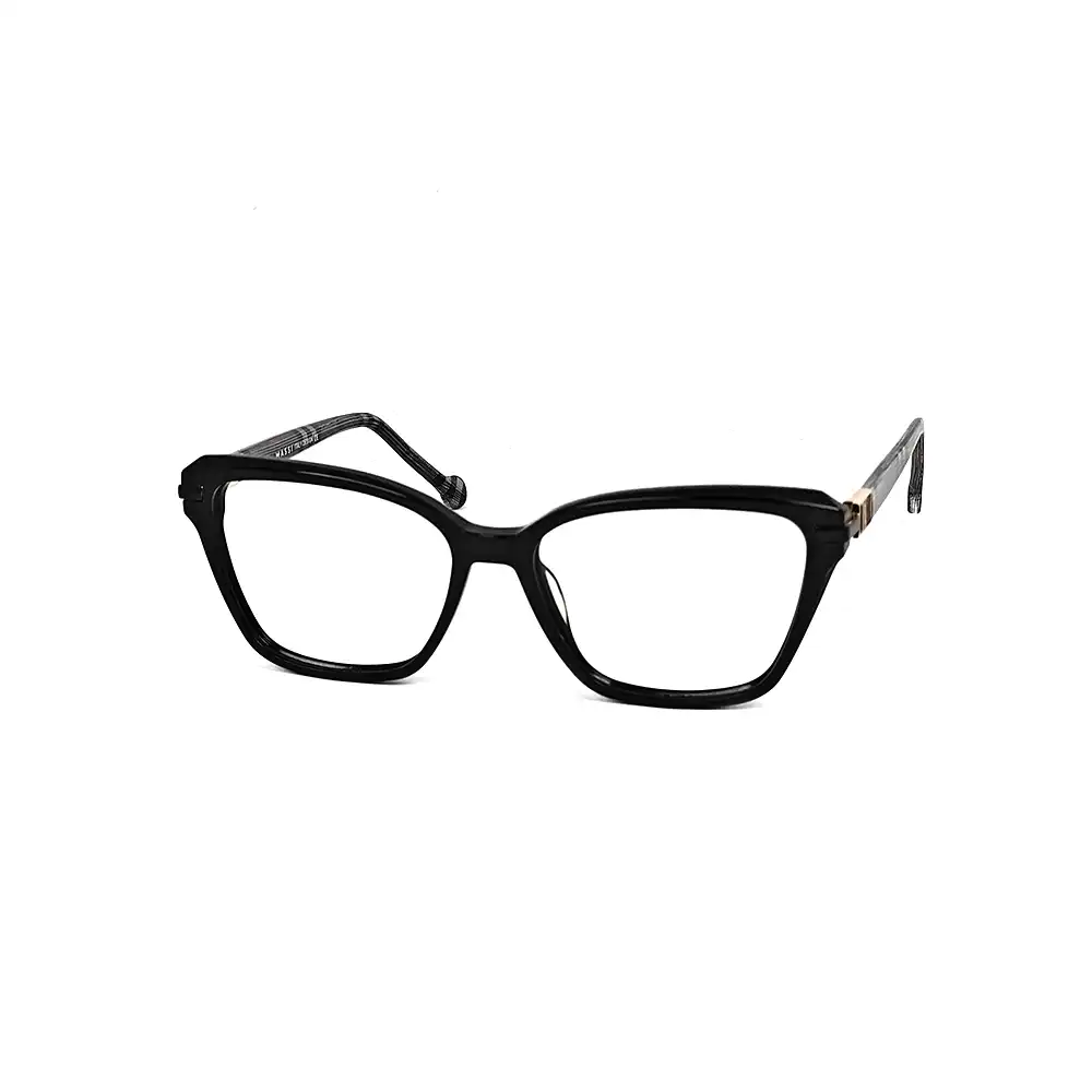 Black Fancy Eyeglasses For Women - W53073 3 Black Fancy Eyeglasses For Women