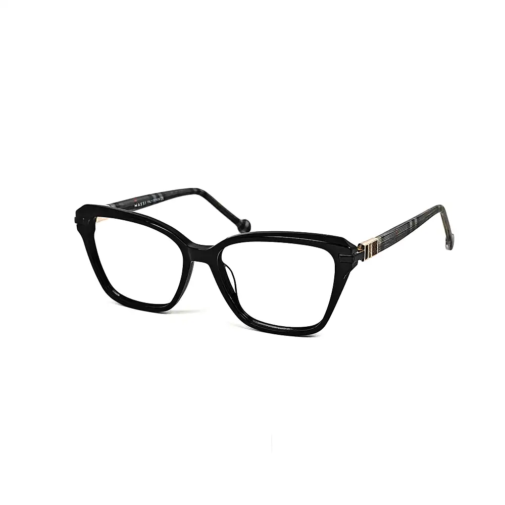 Black Fancy Eyeglasses For Women - W53073 1 Black Fancy Eyeglasses For Women