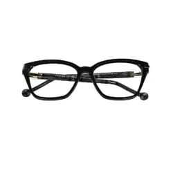 Black Fancy Eyeglasses For Women - W53073 14 Black Fancy Eyeglasses For Women