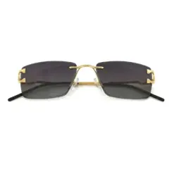 Black Gold Fancy Turban Fit Sunglasses - 4239 10 Black Gold Fancy Turban Fit Sunglasses