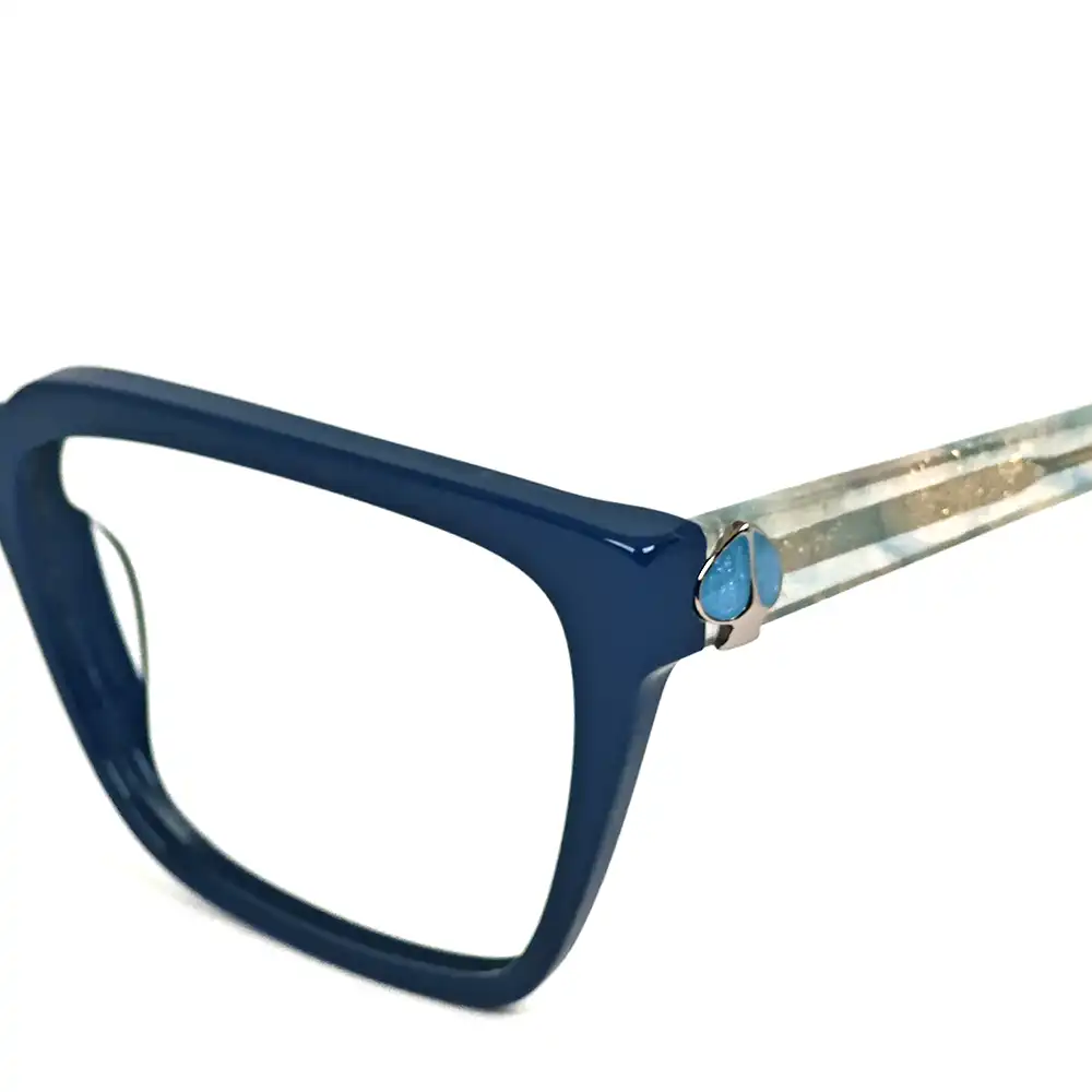 Blue Fancy Eyeglasses For Women - MG6933 6 Blue Fancy Eyeglasses For Women