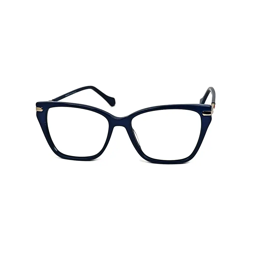 Blue Fancy Eyeglasses For Women - MG6843A 3 Blue Fancy Eyeglasses For Women