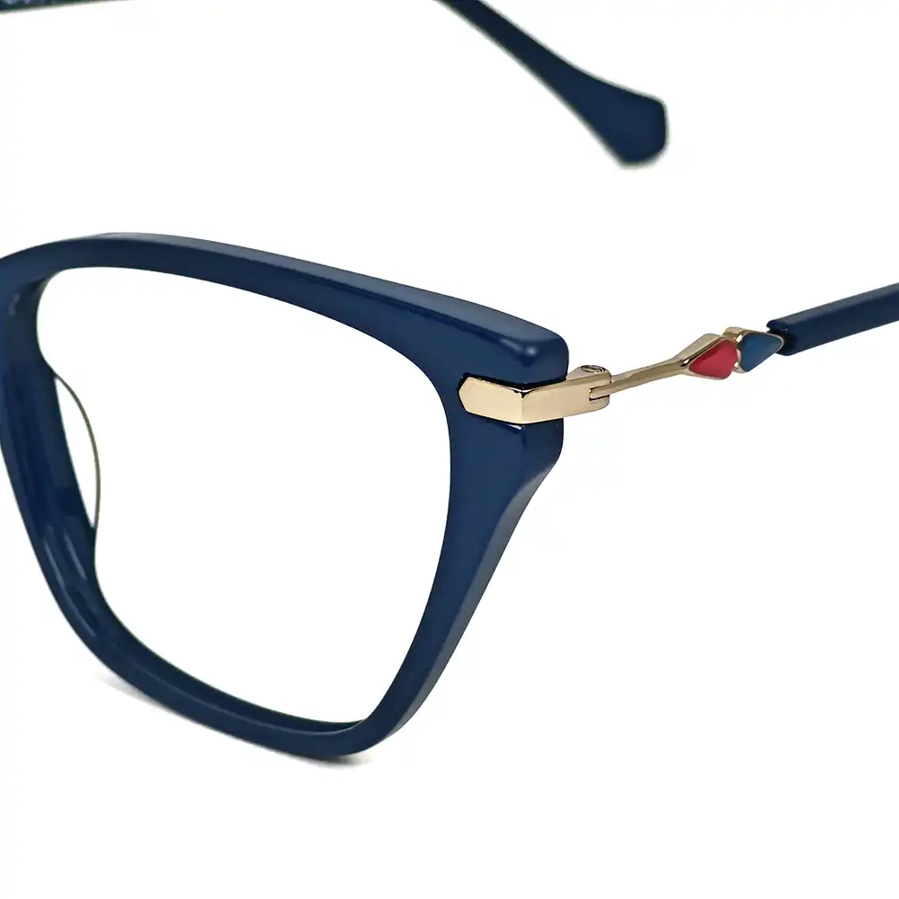 Blue Fancy Eyeglasses For Women - MG6843A 6 Blue Fancy Eyeglasses For Women